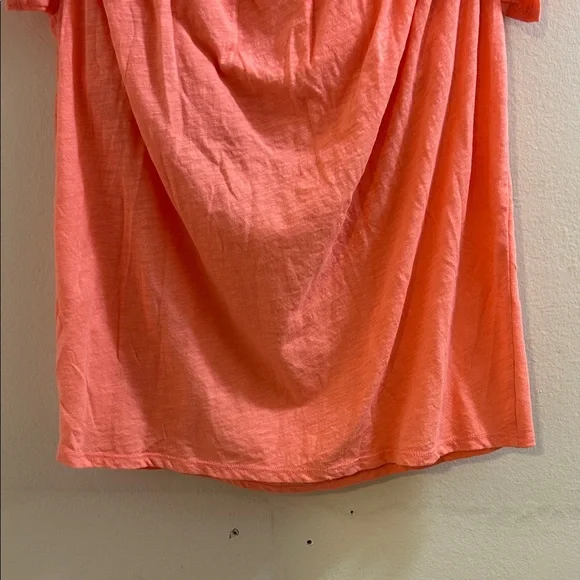 Motherhood Off-Shoulder Coral Blouse - Picture 7 of 7